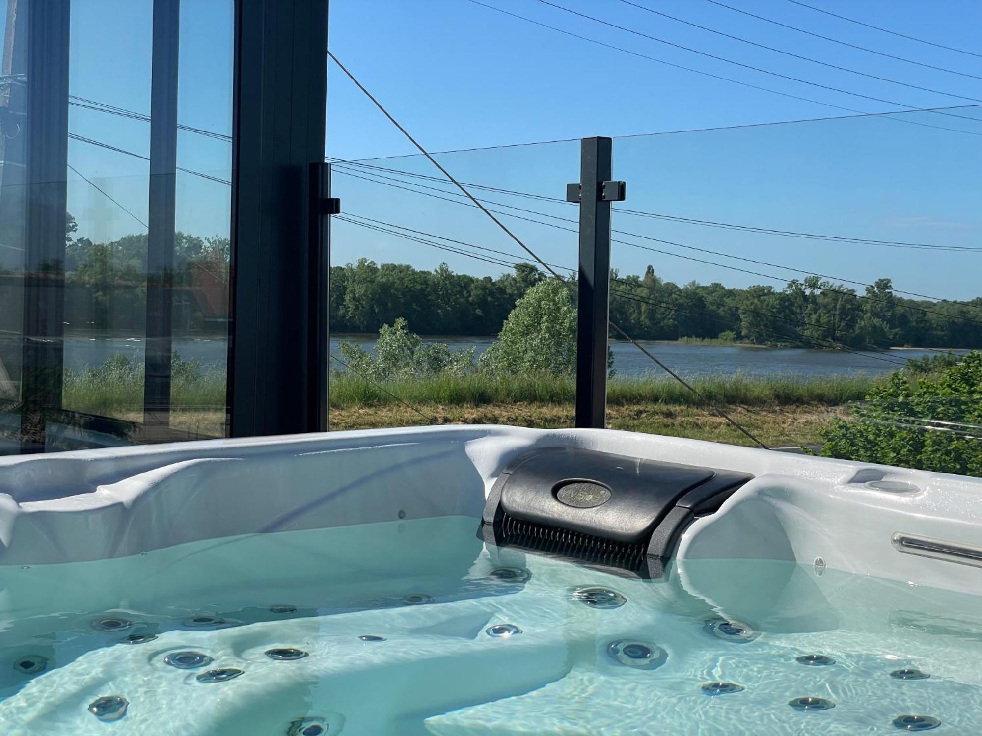 Jacuzzi Et Vue Sur Loire - Maison D'Hotes L'Odyssee La Chapelle-sur-Loire Exterior foto